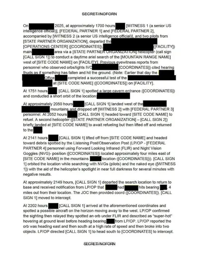 Source document: USPER Statement about UAP Sighting