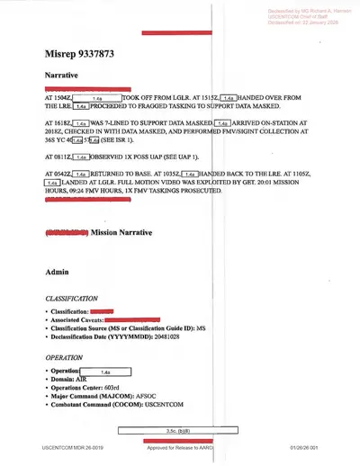 Source document: DOW-UAP-D35, Mission Report, Greece, October 2023